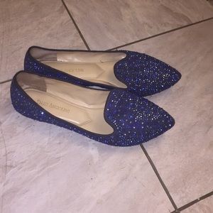 Cute blue flats